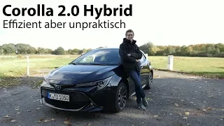 2019 Toyota Corolla 2.0 Hybrid 5-Türer "Club" Test / Sparsam aber unpraktisch - Autophorie