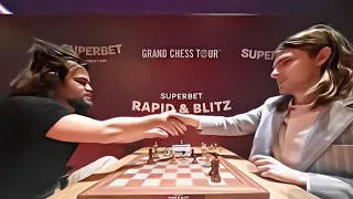 DAY 3 ROUND 9: Magnus Carlsen VS. Richard Rapport | Superbet Rapid & Blitz Poland 2023