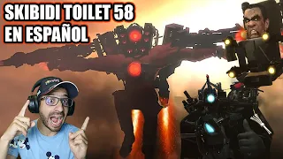 SKIBIDI TOILET 58 EN ESPAÑOL | LUCHA DE TITANES EN SKIBIDI TOILET | Juegos Luky