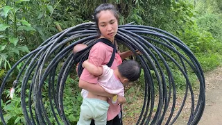 The life of a single mother with two small children becomes even more difficult when a storm hits