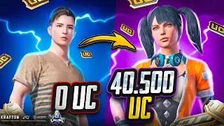 ПРОКАЧКА НА 40.500 UC НА АККАУНТЕ ПОДПИСЧИКА!!! | ПОСЛЕДНИЙ РОЛИК???