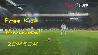 PES 2019 C·Ronaldo Knuckleball Free Kick Goals Conpilation（PS4 720P）