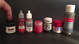 Paints to use or not use for custom action figures.  Figure painting tutorial for Marvel Legends