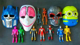 Ultraman Vs Siren Head, Optimus Prime, Power Rangers, Ghost Rider, Ultraman gingga