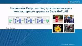 Анонс вебинара "Технология Deep Learning для решения задач компьютерного зрения на базе MATLAB"