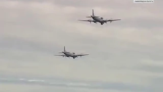 В Кронштадте начинают отработку воздушной части Военно-Морского парада (9 июля 2018 года)