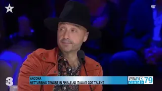 Ancona - Da netturbino a tenore, David Mazzoni incanta tutti a "Italia's got talent"