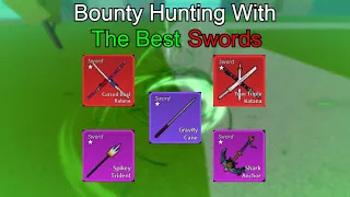 Bounty Hunting Using THE BEST SWORDS | Blox Fruits Update 20