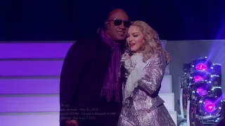 Madonna performs Nothing Compares 2 and Purple Rain (with Stevie Wonder) - Billboard Awards 2016