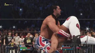 WWE 2K24 British Bulldog vs Shawn Michaels