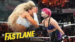 Asuka mists Charlotte Flair to start the match: WWE Fastlane 2023 highlights