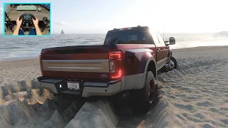 Ford F-450 Super Duty |  Offroading  |  Forza Horizon 5  |  Logitech Steering Wheel