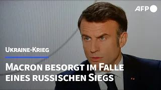 Macron: "Wenn Russland die Situation eskaliert, werden wir bereit sein" | AFP