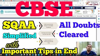 SQAA Simplified || Using actual Portal and School Credentials on CBSE website.