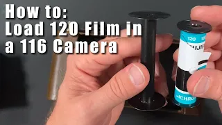 Load 120 Film in a 116 Camera with an adapter!