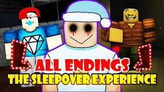 All Endings | The Sleepover Experience🛌 [Full Walkthrough]| Roblox