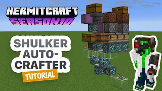 Fully automatic shulker box crafter restocking. Minecraft tutorial 1.20.4