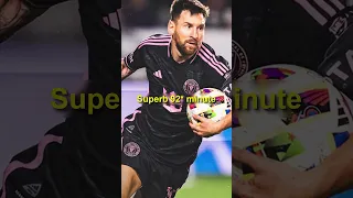 Messi's Amazing Last minute Goal😲🥶 Inter Miami vs LA Galaxy 1-1