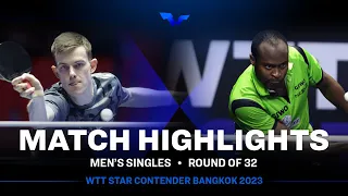 Kilian Ort vs Quadri Aruna | MS R32 | WTT Star Contender Bangkok 2023