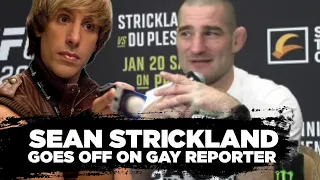 Sean Strickland vs. Gay Canadian Reporter | UFC 297 Media Day