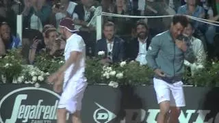 Il punto con il quale Florenzi e Fognini hanno vinto "Tennis with stars"
