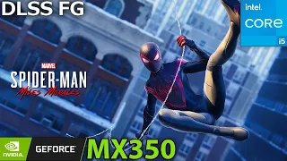 Marvel’s Spider-Man Miles Morales  NVIDIA MX350 + i5-10210U + 16GB RAM  Performance Testing.