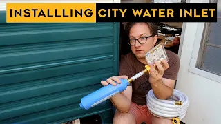 DIY 💧 CITY WATER INLET 💧 on my VINTAGE CAMPER