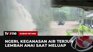 Detik-Detik Air Terjun Lembah Anai Meluap | Kabar Petang tvOne