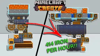 The Most OVERPOWERED Create Mod IRON FARM!