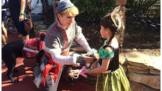 Tommy as Kristoff in Magic Kingdom at Mickey's Not So Scary Halloween Party