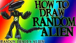 How To Draw Random Alien ✎ Random Deadly Alien ✎ YouCanDrawIt ツ 1080p HD