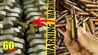 60 SECONDS Experiment - SHREDDING VS Bullets | CRASH TEST