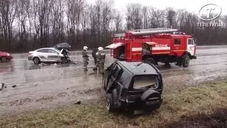 В ДТП на выезде из Тулы пострадали два человека