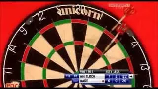 Simon Whitlock exhibition 122 checkout vs James Wade - World Darts Championship 2010