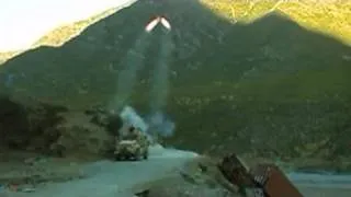TOW MISSILE FLIES LOW OVERHEAD AT TALIBAN  - 'NO SLACK'