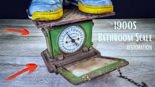 Antique Personal Weighing Scale Restoration