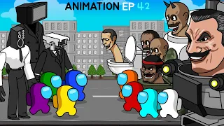 어몽어스 VS Skibidi Toilet  ANIMATION 42