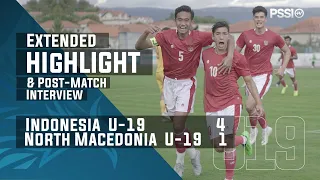 U-19 International Friendly Match : Indonesia 4 - 1 North Macedonia (with Post-Match Interview)