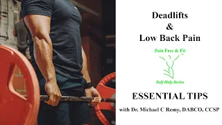 Avoid Back Pain Dead Lifting- Modifications for Injury and Recovery