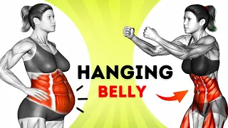 Do This STANDING 30-Min to Lose That STUBBORN BELLY FAT in 5 weeks | Exercise for Hanging Belly Fat