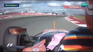 Alonso Qualifying COTA 2017 - Driving like an absolute beast!!