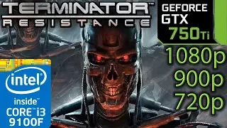 Terminator Resistance - GTX 750 ti - i3 9100f - 1080p - 900p - 720p - Gameplay Benchmark PC