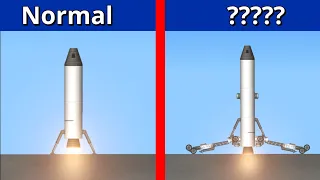 5 Different Landing Legs in #SFS | #shorts