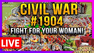 CIVIL WAR #1904 because.. I dont know 🔴 LIVE - Rise of Kingdoms ROK Fleisch