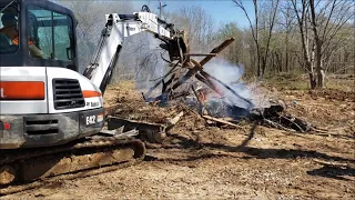 EP #67! Dismantling new 8 acre Picker's Paradise land investment! DIRT WORK, BURNING PILE & MORE