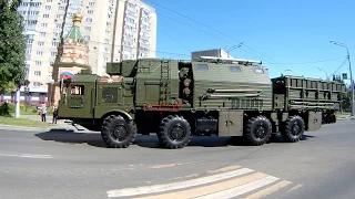 The return of military equipment and missiles from the Victory Parade on June 24, 2020