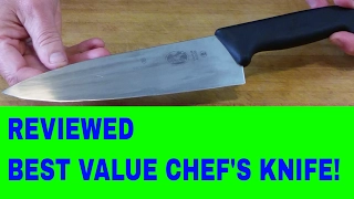 Chef's Knife Review - 8 Inch Victorinox Fibrox