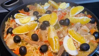 Arroz del Aguinaldo, receta típica de Serrada