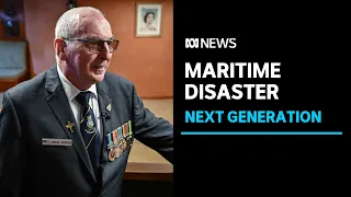 Last man to escape maritime disaster returns to ghost of his old ship | ABC News