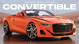 2025 Bentley Batur Convertible: Limited Edition W12 Power & 3D-Printed Luxury!